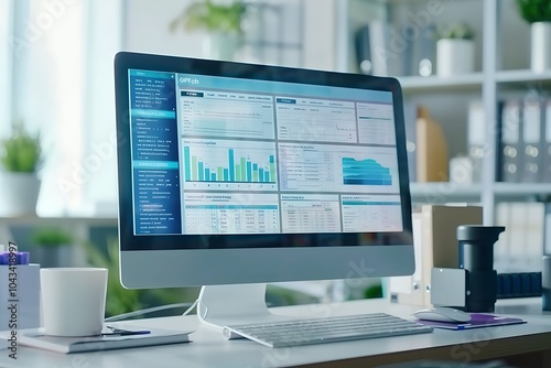 Wallpaper Mural Modern computer in clinic hospital Torontodigital.ca