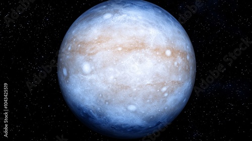 Ganymede  Jupiter s Moon  Space  Galaxy  Stars   Celestial Body