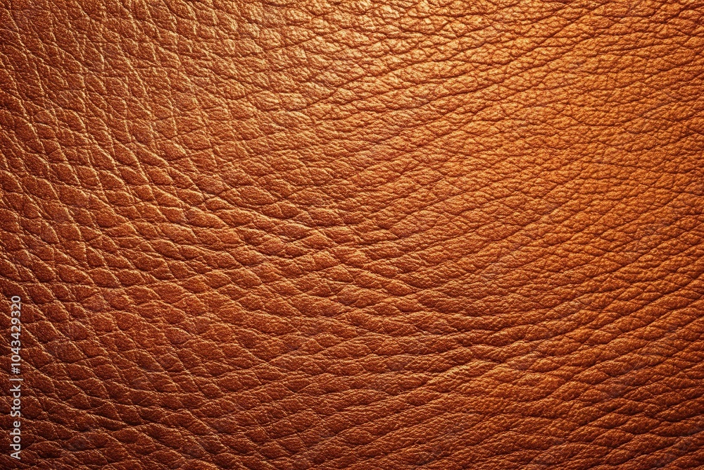 Fototapeta premium Abstract brown leather texture background with an asymmetrical design