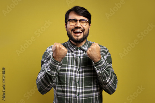 Brazilian man wearing long sleeve button down shirt