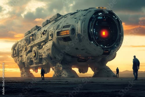 A future sci-fi movie, SF , Generative AI