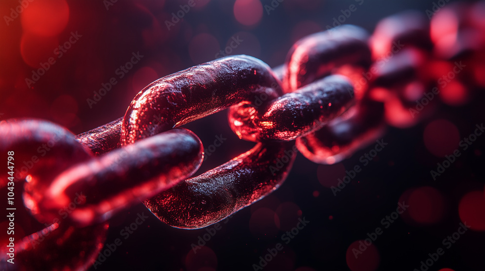 Symbol of Unity: Red Linked Chain
Symbol of Unity: Red Linked Chain