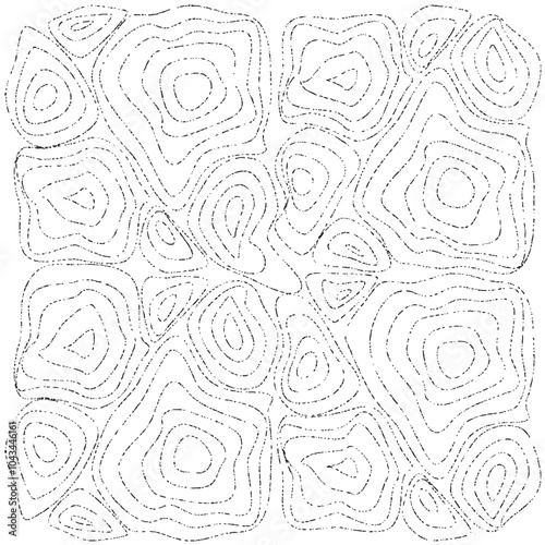 melting brutal circular texture