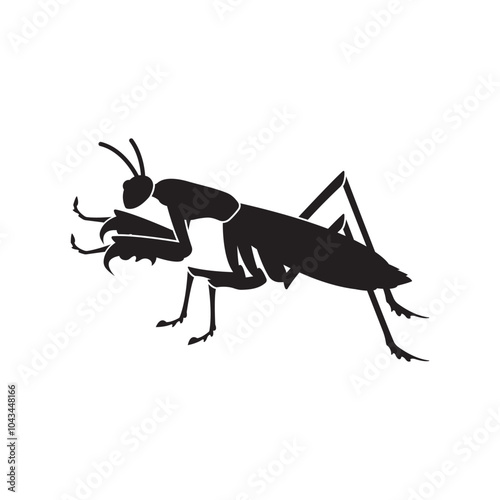 praying mantis icon symbol sign vector