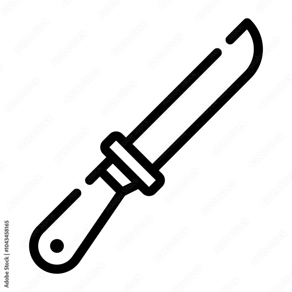 knife line icon knife line icon