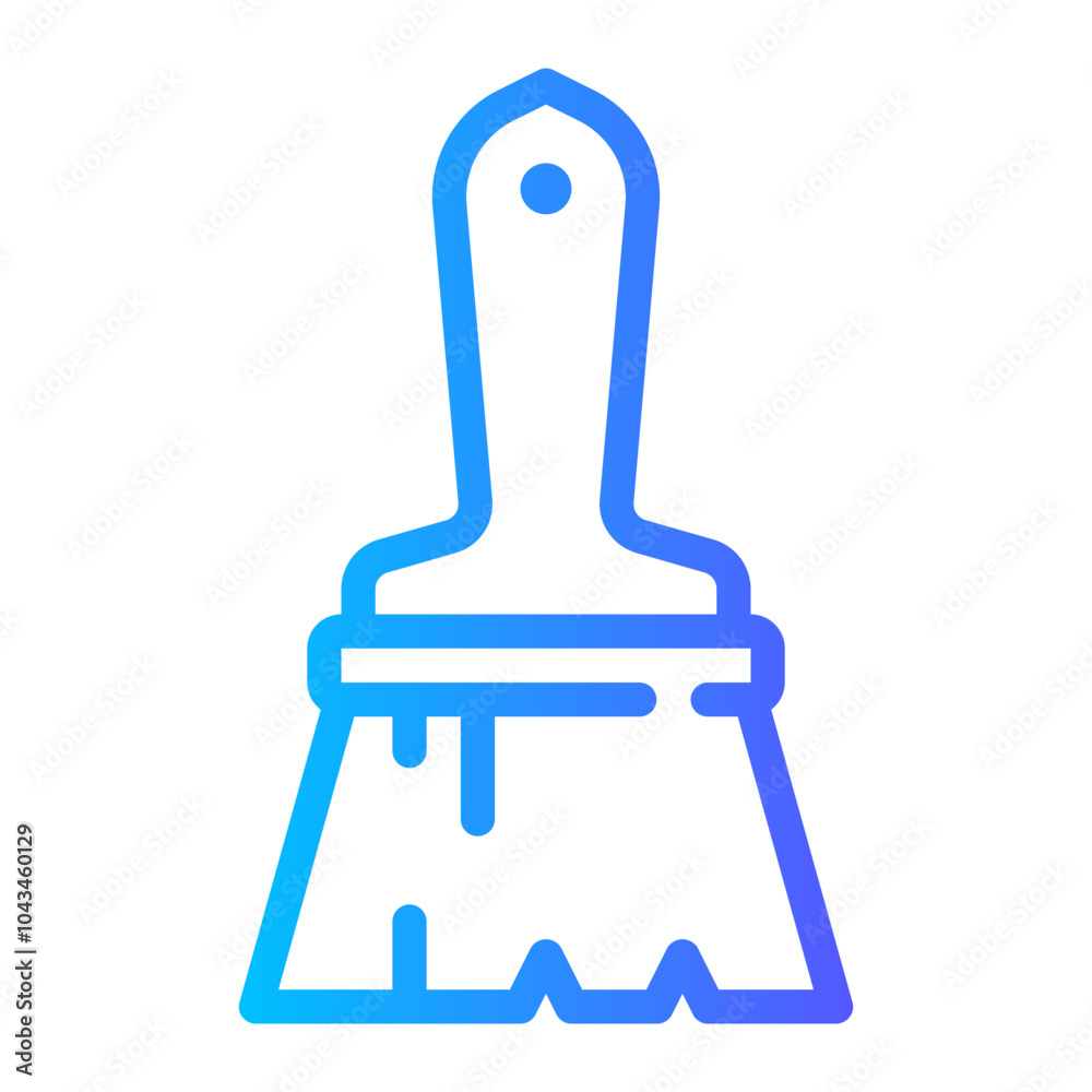paint brush gradient icon paint brush gradient icon