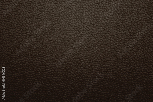 Vector brown leather background with lighting. Animal skin texture.