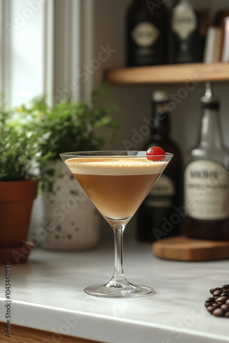 Espresso martini cocktail