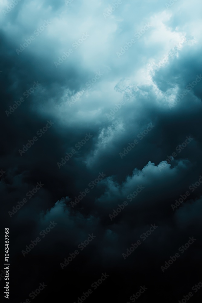 Dramatic Clouds with Moody Lighting Dramatic Clouds with Moody Lighting