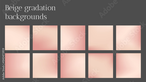 Pink gradient swatch. Warm peach color gradation background. Soft tone in square for abstract studio backdrop. Delicate spring fashion graphic for social media. Sweet coquette ombre template.