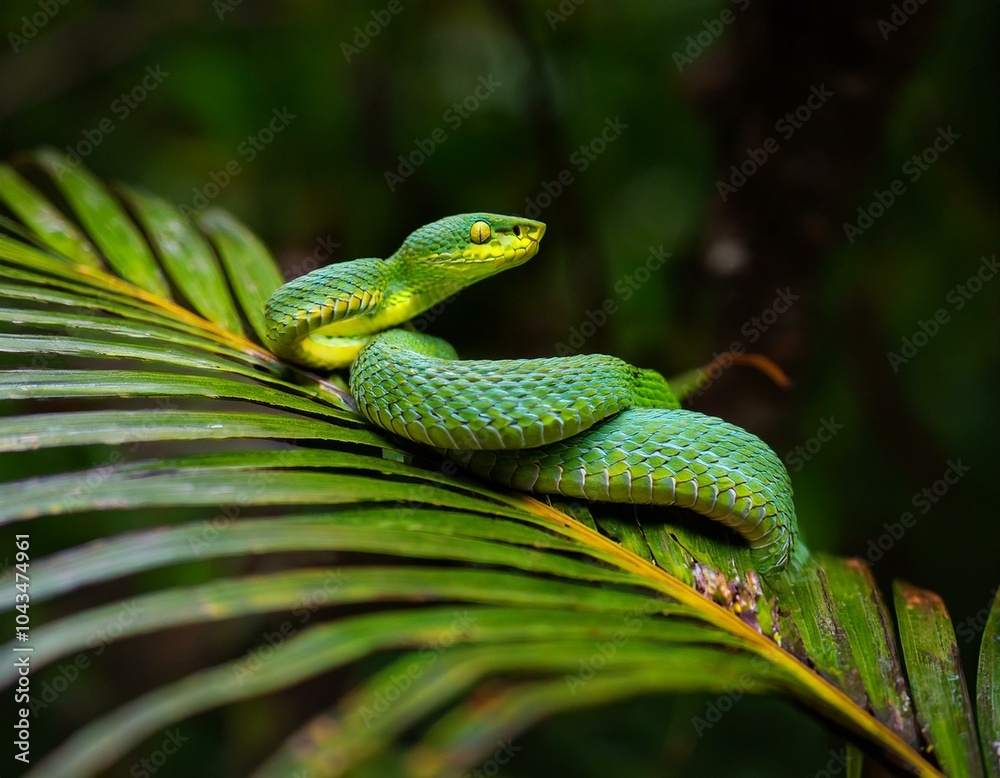 oriental whip snake in tropical forest oriental whip snake in tropical forest