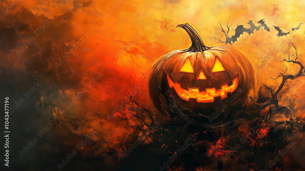 Fototapeta premium Abstract Halloween