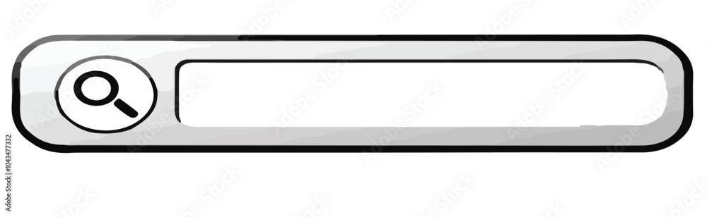 Print Search bar icon isolated on white background.search bar vector symbol. Print Search bar icon isolated on white background.search bar vector symbol.