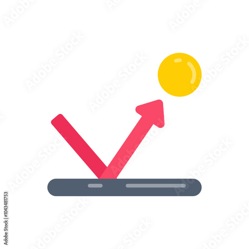 Bounce Flat Icons, Vector illustration