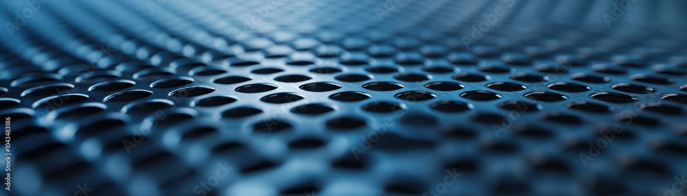 Abstract blue texture with perforated pattern, ideal for backgrounds or digital art. Abstract blue texture with perforated pattern, ideal for backgrounds or digital art.