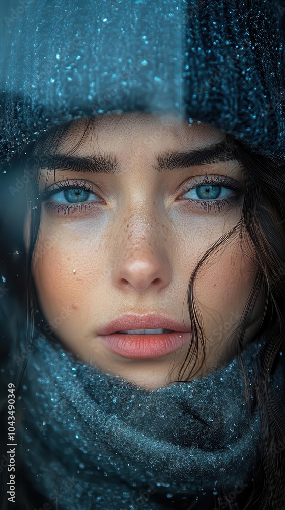 young woman appearing depressed near a window at home captured in a closeup portrait that conveys a deep sense of introspection and emotional weight young woman appearing depressed near a window at home captured in a closeup portrait that conveys a deep sense of introspection and emotional weight