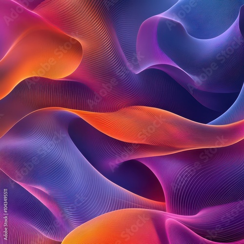 Abstract Wavy Gradient Design