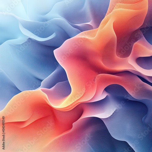 Abstract Wavy Gradient Design