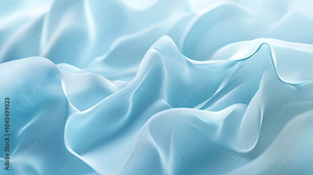 Fototapeta premium Smooth light blue background with a soft gradient, ideal for business presentations and tech design.