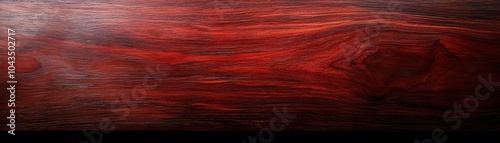 Red wood texture on a dark background, showcasing natural patterns and grain details.