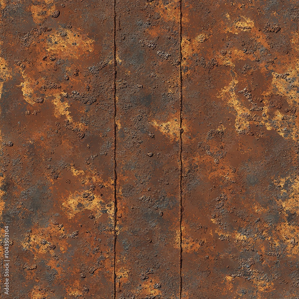 Rust texture with brown and orange patterns on a metal surface, perfect for background or design elements. Rust texture with brown and orange patterns on a metal surface, perfect for background or design elements.