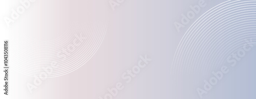 Soft blue and pink gradient vector background, featuring subtle circular line patterns. Pastel blue vector background in calm and modern texture. Minimal vector background in blue and gray color.