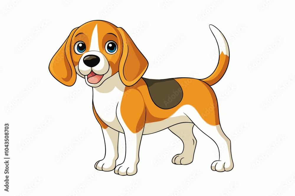 beautiful beagle dog isolated on white
beautiful beagle dog isolated on white