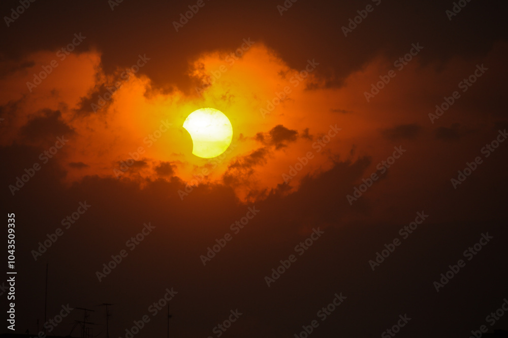 Annular Eclipse seen from the city of São Paulo, Brazil, October 2, 2024 Annular Eclipse seen from the city of São Paulo, Brazil, October 2, 2024
