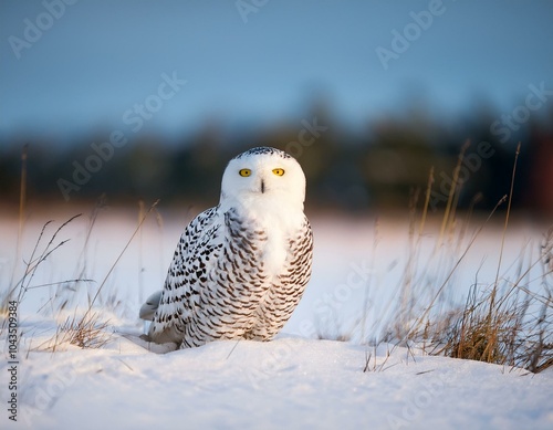 snowy owl, Owl, winter, snow, harfang des neiges, snow, white, winter, canada, bird  photo