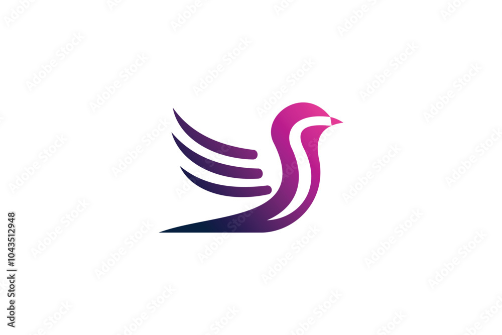 Obraz premium Dove bird logo