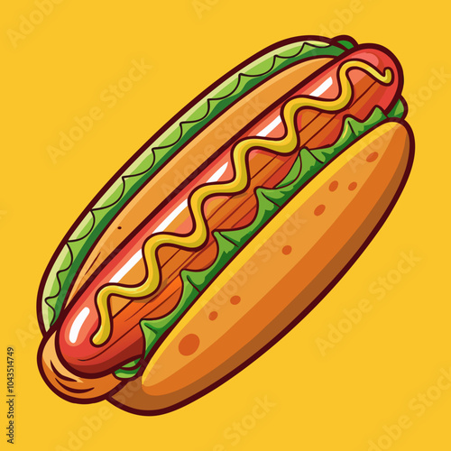 hot dog illustration