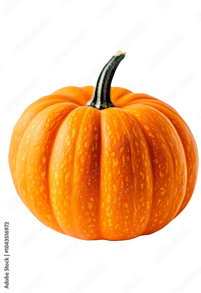 Fototapeta premium Orange pumpkin on PNG background