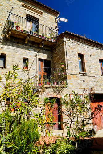 Guardia Perticara, perfectly preserved medieval village, Potenza, Basilicata, Italy photo