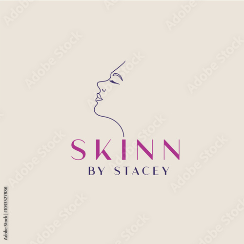 Minimal Hair studio logo design