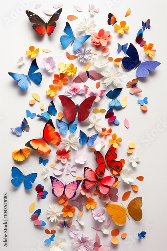 Colorful butterflies