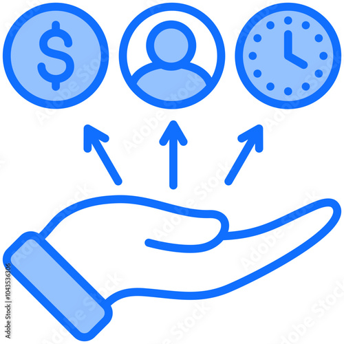 Resource Allocation Icon