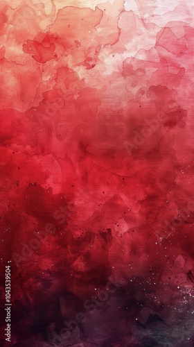 Red and Gold Paint Adorning Wall