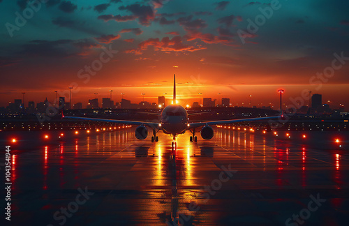 Airplane Silhouettes in Vectors photo