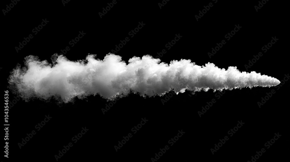 Smoke on Black Background Smoke on Black Background
