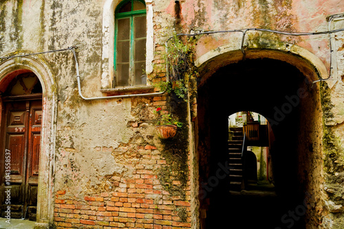 Lentiscosa, the ancient village, Cilento Salerno, Campania, Italy photo