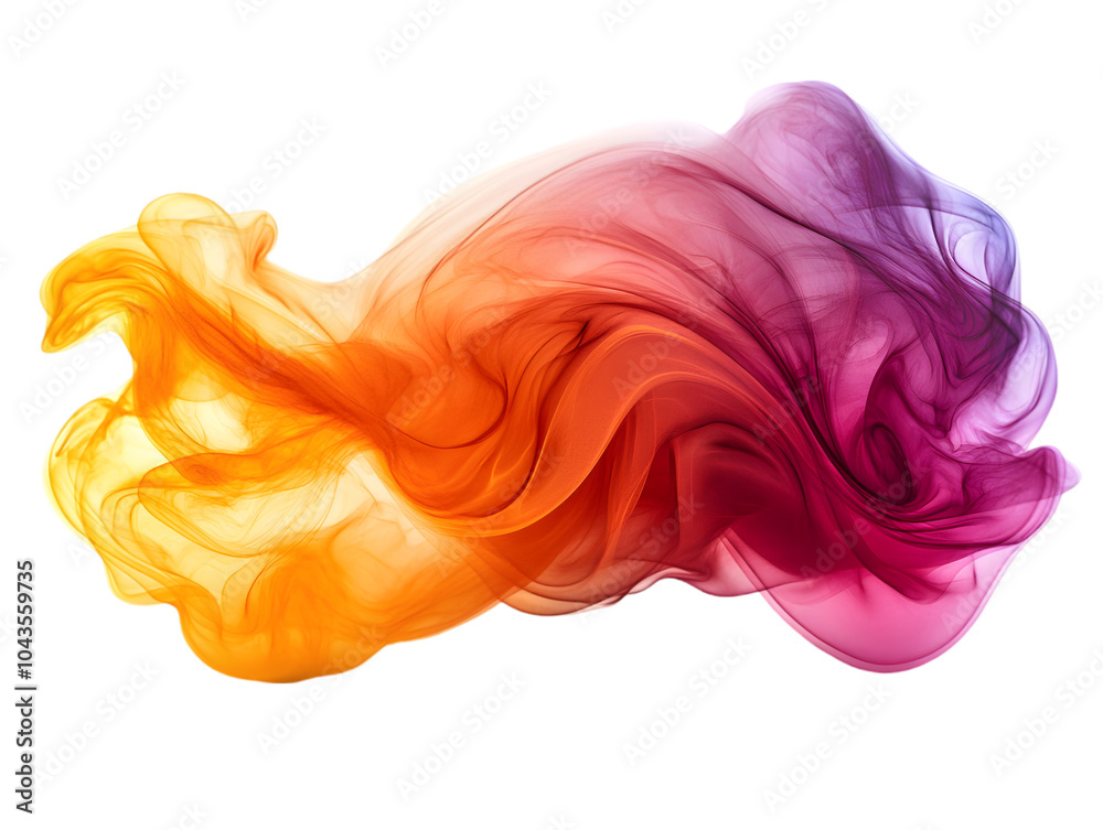 Vibrant swirl of orange and pink smoke creating an ethereal flow. Vibrant swirl of orange and pink smoke creating an ethereal flow.