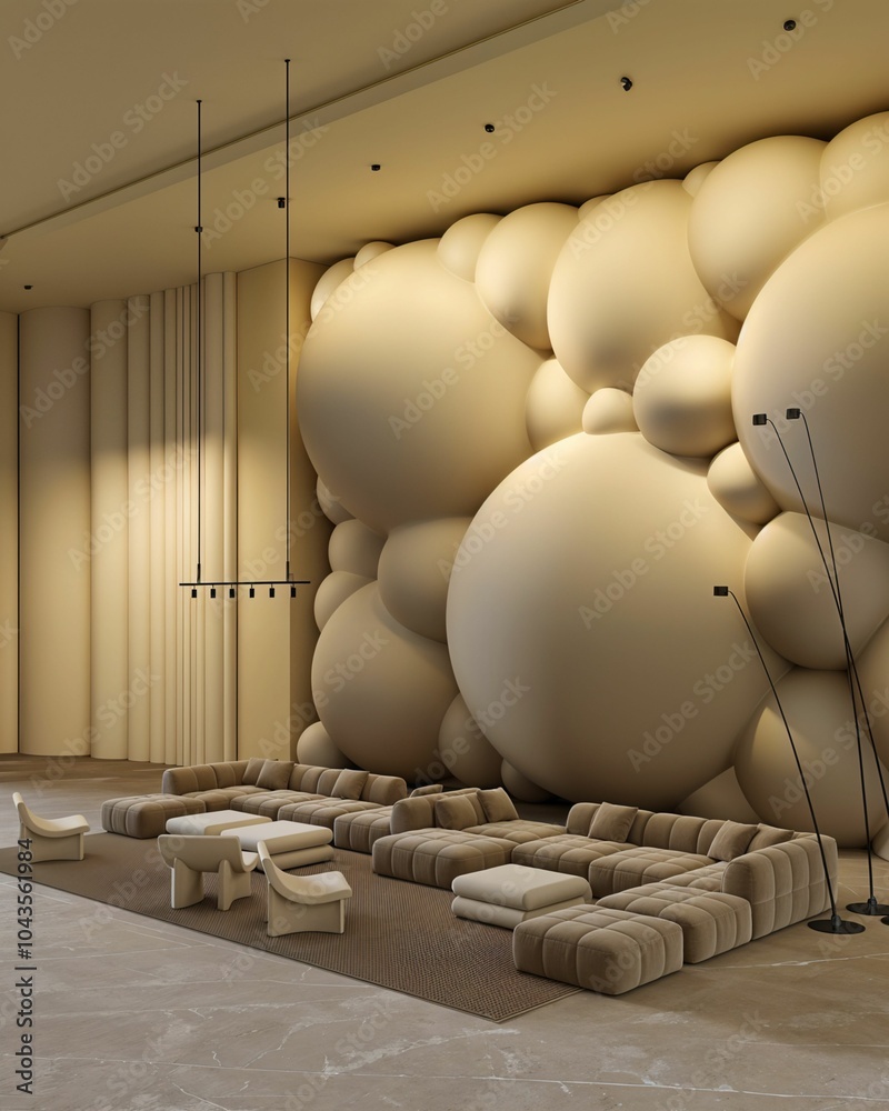 Obraz premium Living room interior in a luxury style concept..