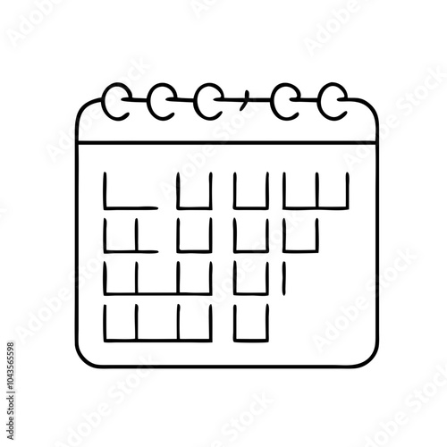 Icon for business folders notebook calendar