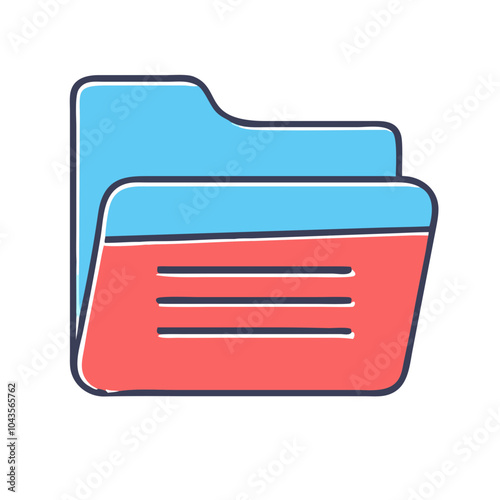Icon for business folders notebook calendar