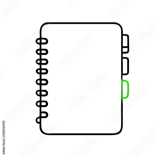 Icon for business folders notebook calendar