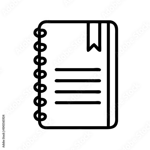 Icon for business folders notebook calendar