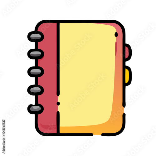 Icon for business folders notebook calendar