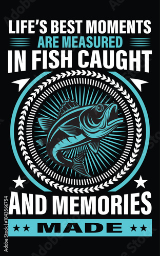 Fishing T-shirt Design, Fishing Vector Graphic