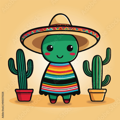 Cactus in Sombrero  
