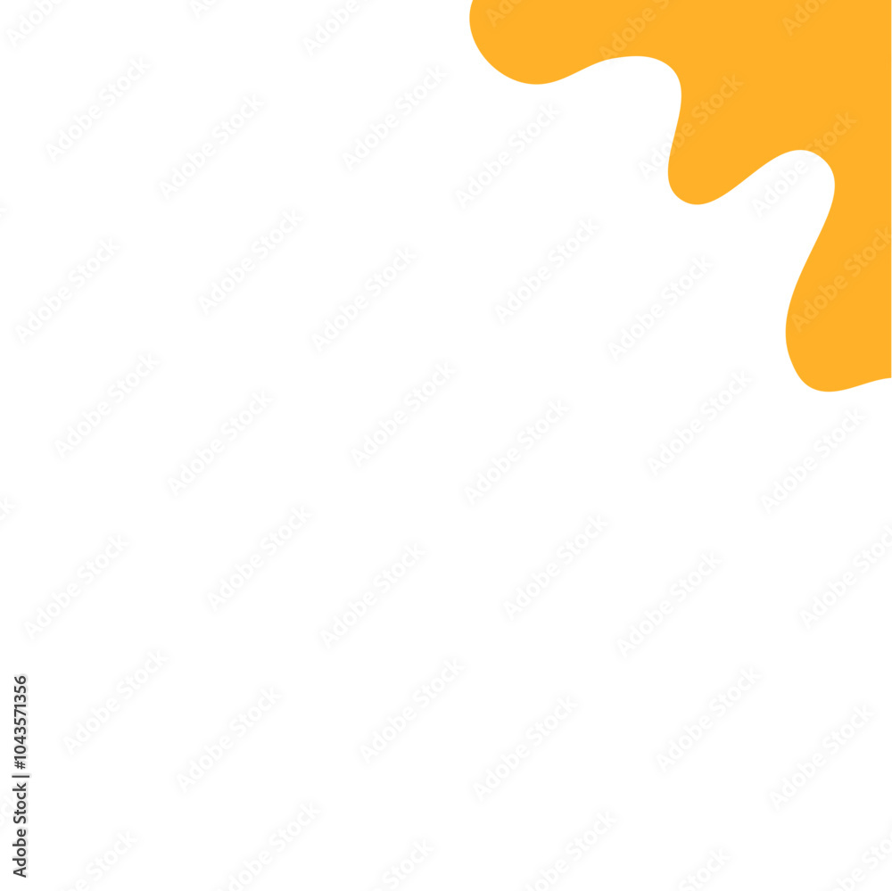 Obraz premium Abstract shape corner border